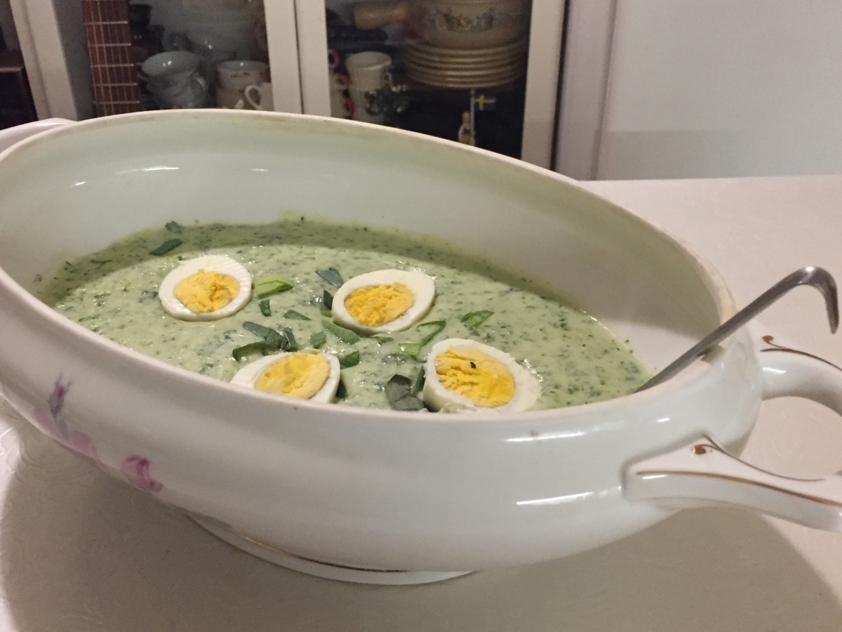Grønnkåls Suppe (Kale Soup)